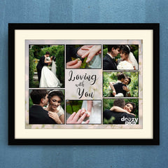 Loving With You Collage Poster