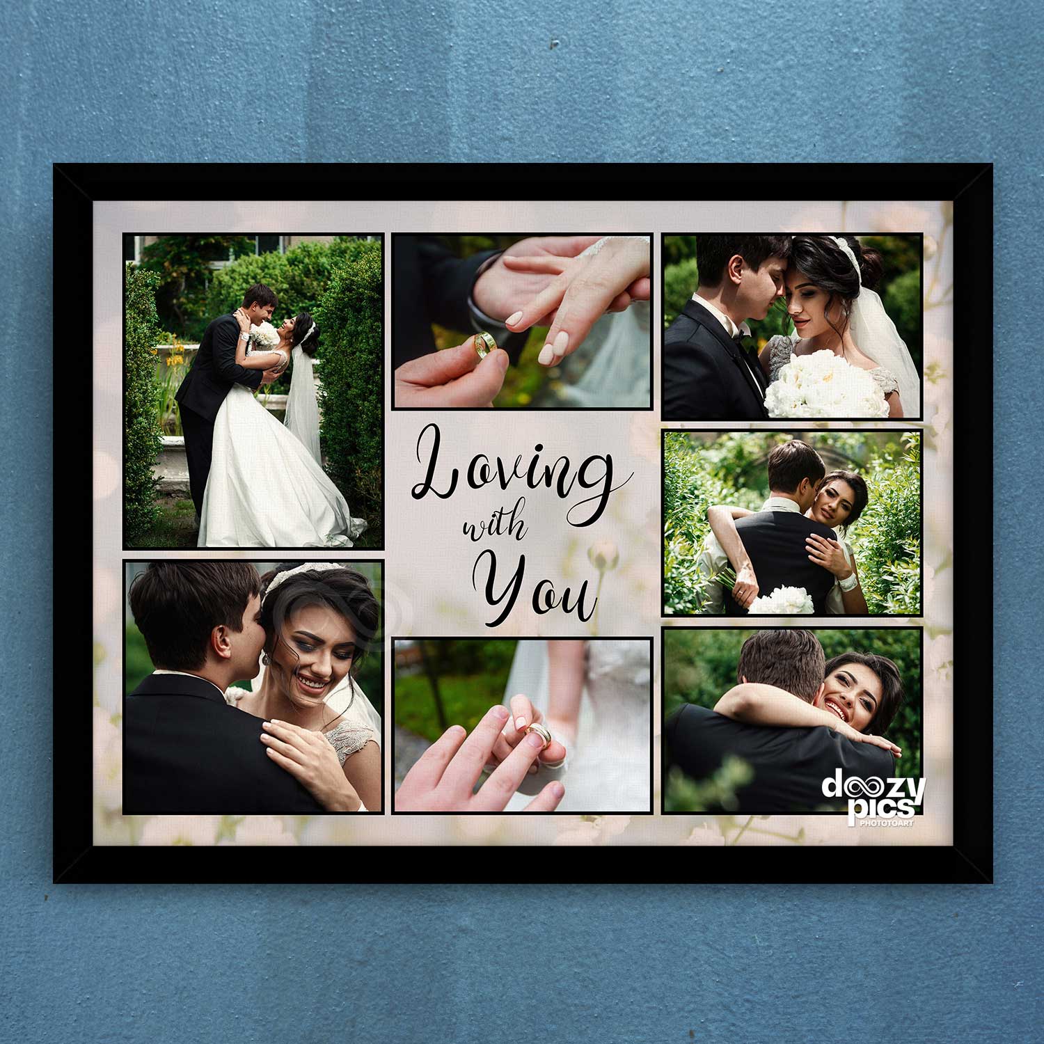 Loving With You Collage Poster
