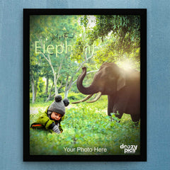 My Friend Elephant Print Poster