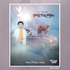 My Friend Sherkhan Print Poster