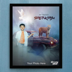My Friend Sherkhan Print Poster