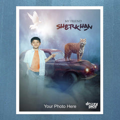 My Friend Sherkhan Print Poster