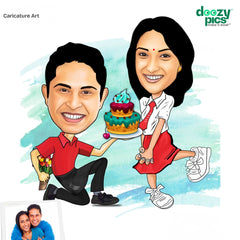 Personalised Birthday Caricature