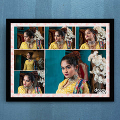Personalized Six Photos Collage Poster