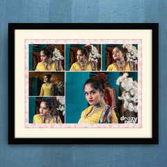 Personalized Six Photos Collage Poster