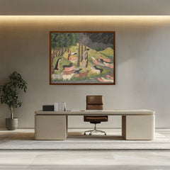 Krishna Summoning The Cows