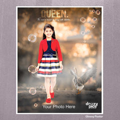Queen Kid Print Poster