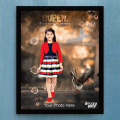 Queen Kid Print Poster
