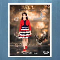 Queen Kid Print Poster