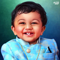 Digital Painting With Frame