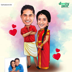 Wedding Caricature Art