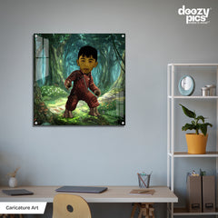Avengers Starlord as a Kid Caricature Art