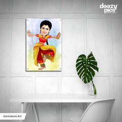 Classical Dancer Caricature Art