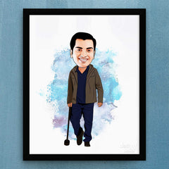 Ajith Nerkonda Paarvai Movie Caricature Art