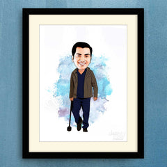 Ajith Nerkonda Paarvai Movie Caricature Art