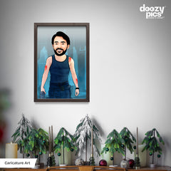 Saaho Caricature Art