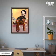 Rajinikanth Petta Movie Caricature Art