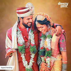 Digital Painting With Frame