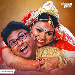 Digital Painting With Frame