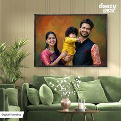 Digital Painting With Frame