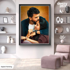 Digital Painting With Frame