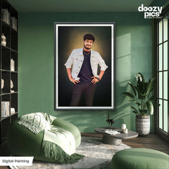 Digital Painting With Frame