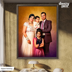 Digital Painting With Frame