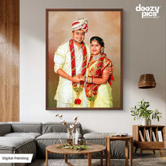 Digital Painting With Frame