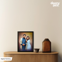 Digital Painting With Frame