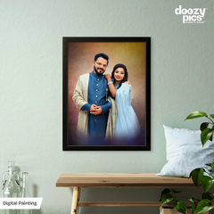 Digital Painting With Frame