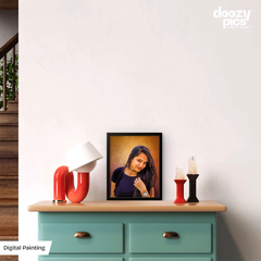 Digital Painting With Frame