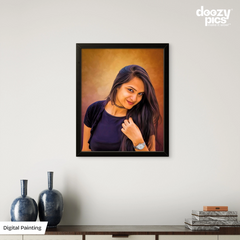 Digital Painting With Frame