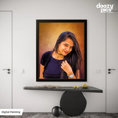 Digital Painting With Frame