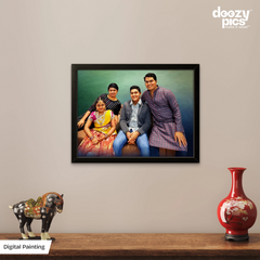 Digital Painting With Frame