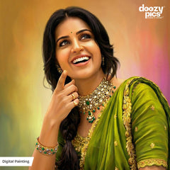 Digital Painting With Frame