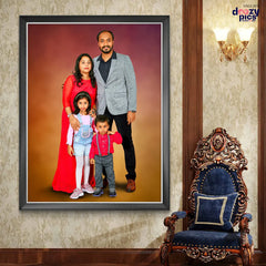 Digital Painting With Frame