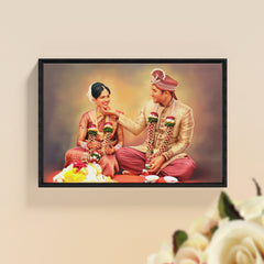 Digital Painting with Floating frame