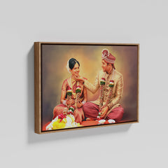 Digital Painting with Floating frame