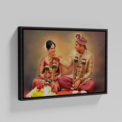 Digital Painting with Floating frame
