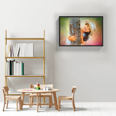 Digital Painting with Floating frame