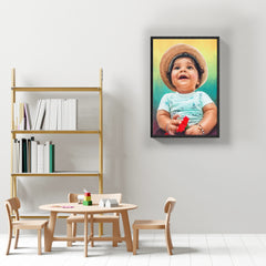 Digital Painting with Floating frame