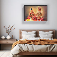 Digital Painting with Floating frame