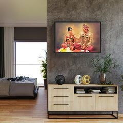 Digital Painting with Floating frame