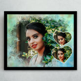 Memories Layout with 3 Photo Collage