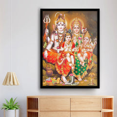 Lord Shiva with Parvati Photo Frame