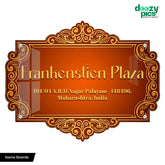 Floral Designer Acrylic Name Plate for Home