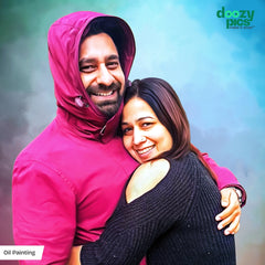 Oil Painting With Frame