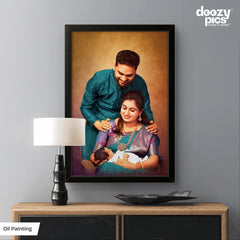 Oil Painting With Frame