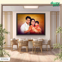 Oil Painting With Frame