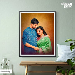 Oil Painting With Frame